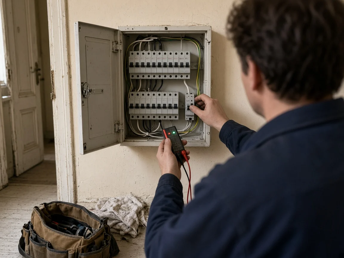 Elektriker prüft FI-Schalter und Sicherungskasten Landstraße, 1030 Wien